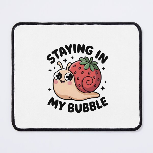 Item preview, Funny Staying In My Bubble Snail - Cute Introvert Protection Sticker designed and sold by Mr-wow.