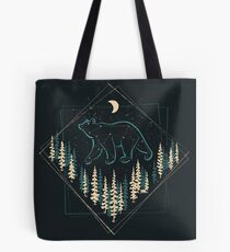 Bolsa de tela El oso salvaje del cielo