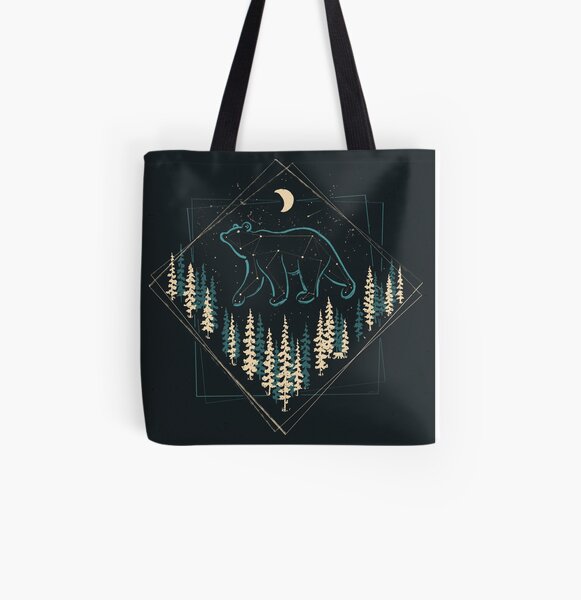 The Heaven's Wild Bear All Over Print Tote Bag