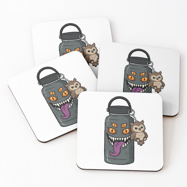 Item preview, Tabletop RPG Monster Mimic Flask Cute Creature Charm Graphic designed and sold by Fenay Designs.