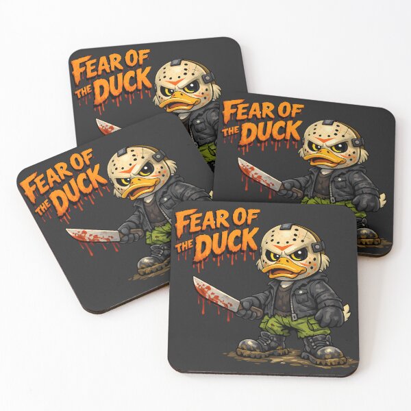 Item preview, Fear of the Duck Funny Horror Duck Design designed and sold by AuraloomAtelier.