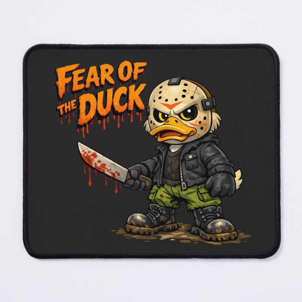 Item preview, Fear of the Duck Funny Horror Duck Design designed and sold by AuraloomAtelier.
