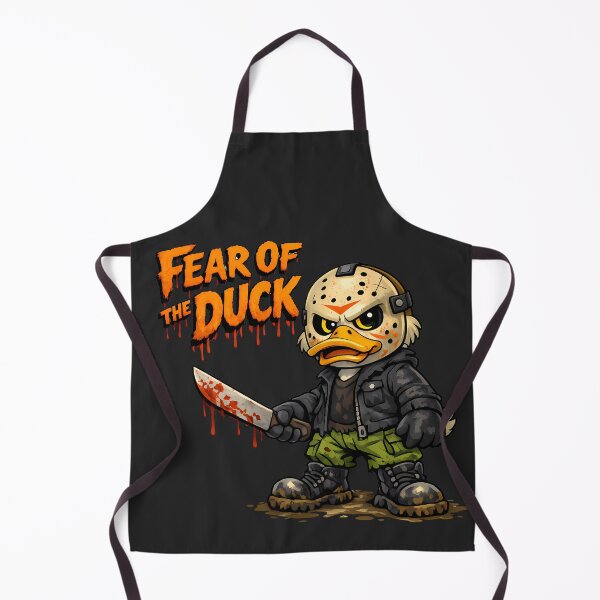 Item preview, Fear of the Duck Funny Horror Duck Design designed and sold by AuraloomAtelier.
