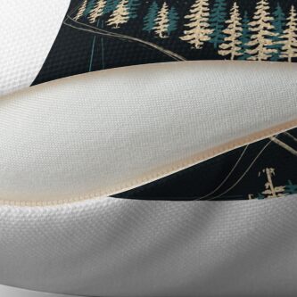 Alternate view of The Heaven's Wild Bear Floor Pillow