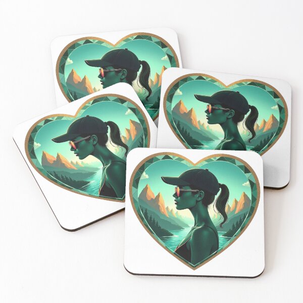 Item preview, Luxurious green heart-shaped gemstone containing a mystical forest designed and sold by GreenDreamArt.