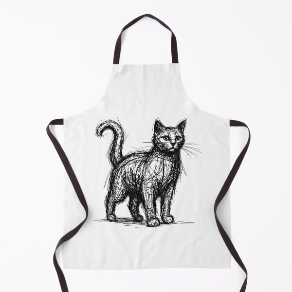 Item preview, Pencil Sketch Cat Design designed and sold by Thread&Fable.