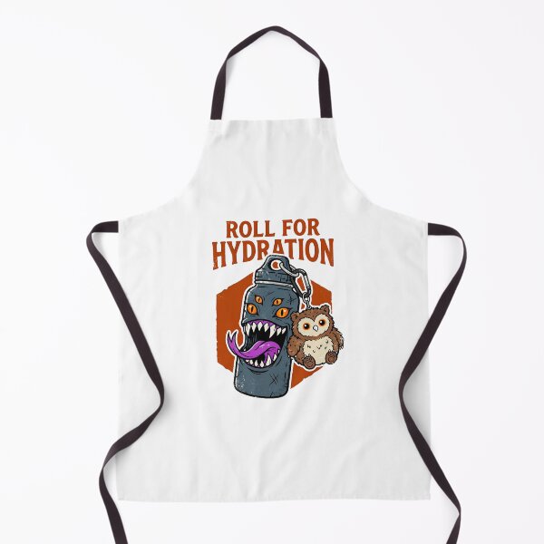Item preview, Roll For Hydration Funny RPG Tabletop Gaming Mimic Water Bottle designed and sold by Fenay Designs.