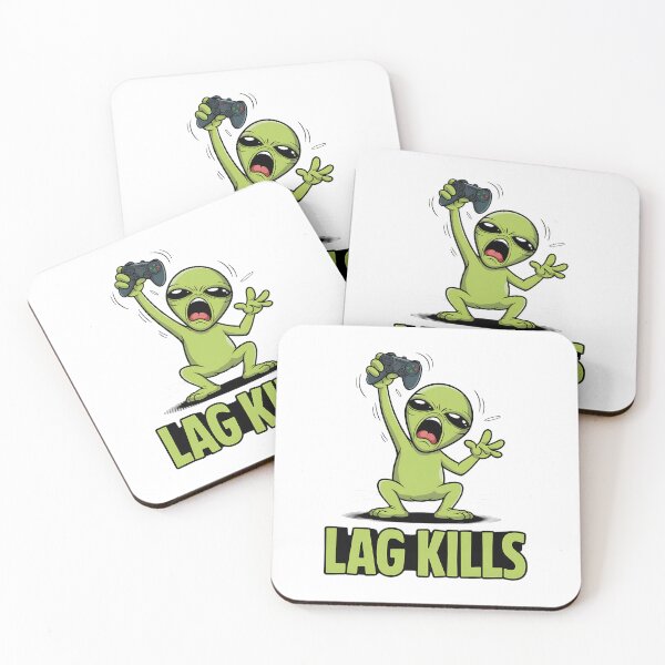 Item preview, Lag Kills Gamer – Funny Gaming Rage Cartoon Design designed and sold by Taans-Creation.