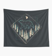 The Heaven's Wild Bear Wall Tapestry