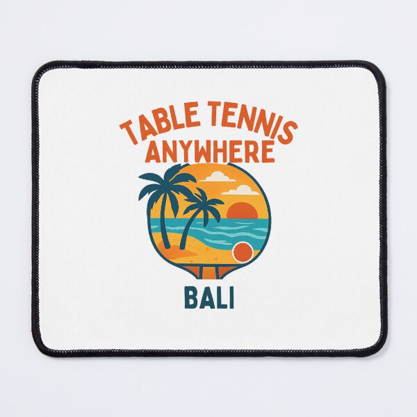 Item preview, Bali Table Tennis Anywhere – Island Sunset Ping Pong Tee designed and sold by OhMyPingCo.