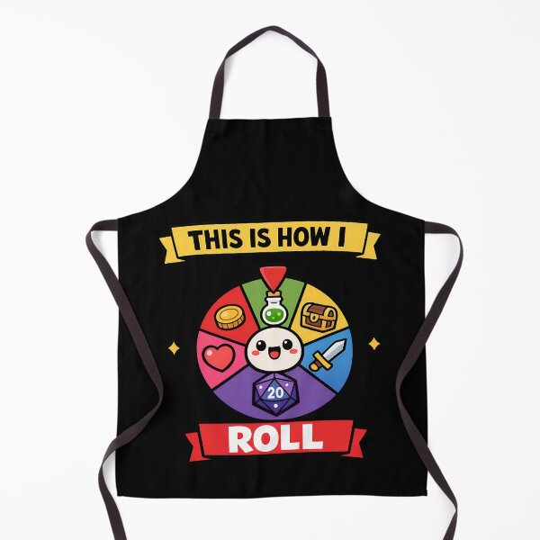 Item preview, This Is How I Roll RPG Spinner Funny Tabletop Gaming Design designed and sold by TeeTimeTreasure.