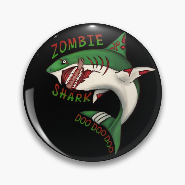 Item preview, Zombie Shark  designed and sold by ConfuzRandomly.