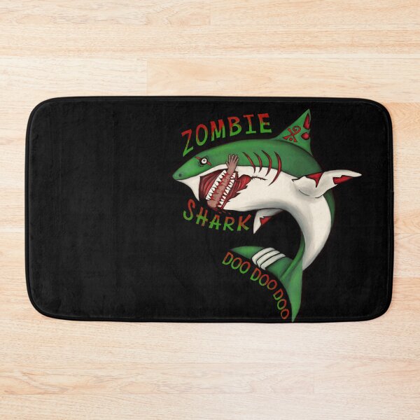 Item preview, Zombie Shark  designed and sold by ConfuzRandomly.