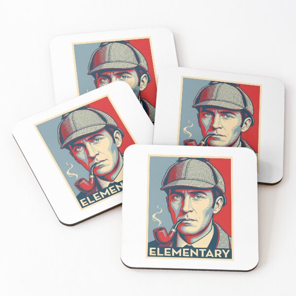 Item preview, Sherlock Holmes Elementary Retro Detective Poster Graphic Shirt designed and sold by Fenay Designs.