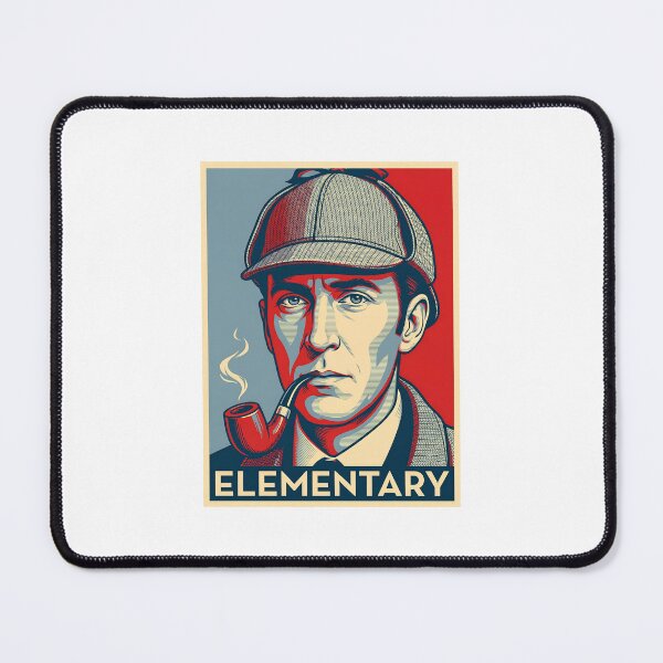Item preview, Sherlock Holmes Elementary Retro Detective Poster Graphic Shirt designed and sold by Fenay Designs.