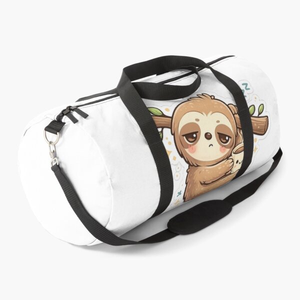 Item preview, Low Social Battery Sloth Sticker – Cute Sleepy Sloth with Coffee Kawaii Aesthetic Funny Introvert Mood designed and sold by ZenGrowth4.