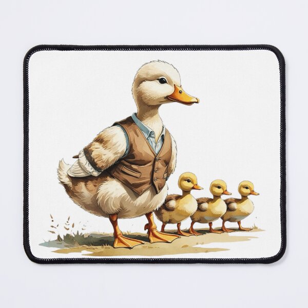 Item preview, Cute Papa Duck And Baby Ducklings Watercolor Father's Day designed and sold by AQUILAKREO.