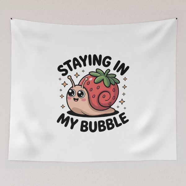 Item preview, Kawaii Snail Safe Inside Shell Home - Do Not Disturb Aesthetic designed and sold by Mr-wow.