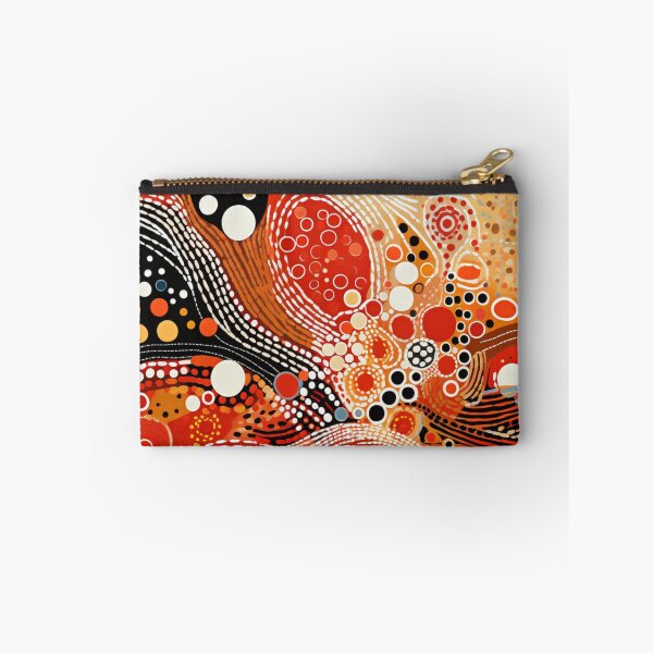 Item preview, Aboriginal Inspired Dot Art - Lava Valley designed and sold by GrinGalore.