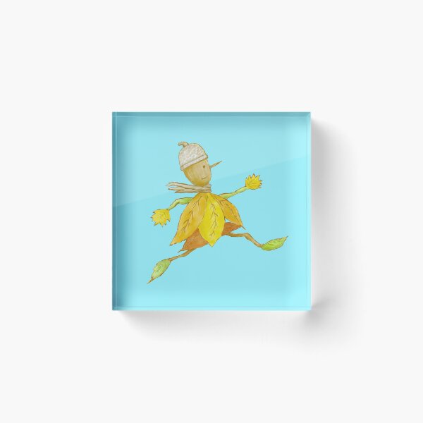 Item preview, A whimsical creature skipping designed and sold by greenPQBstudio.