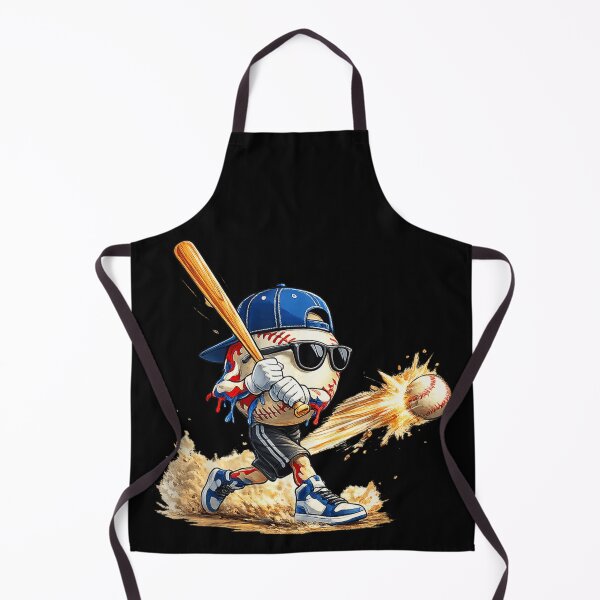 Item preview, Cool Baseball Character Hitting Home Run With Sunglasses And Blue Cap designed and sold by HarinDonreka.