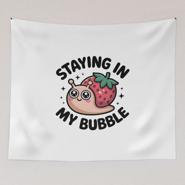 Item preview, Sarcastic Introvert Snail - Escaping Reality Mental Break Art designed and sold by Mr-wow.