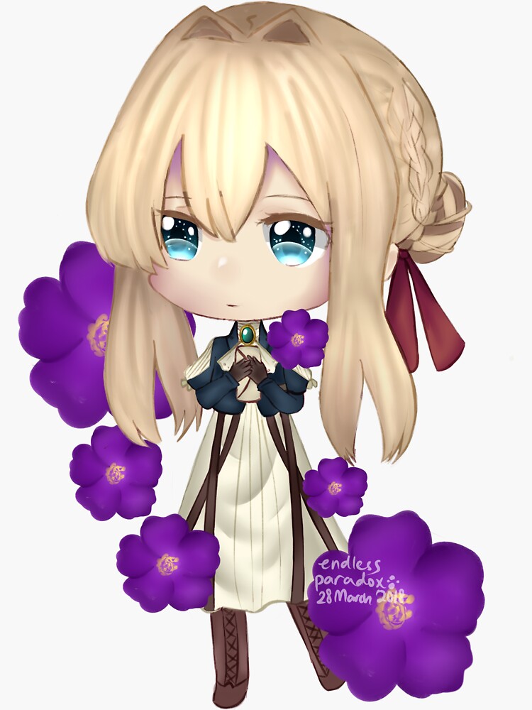 "Violet Evergarden" Sticker by Gracelkm | Redbubble