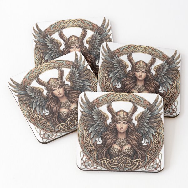 Item preview, Valkyrie Warrior Angel Norse Mythology Bronze Art designed and sold by Remix Vision.