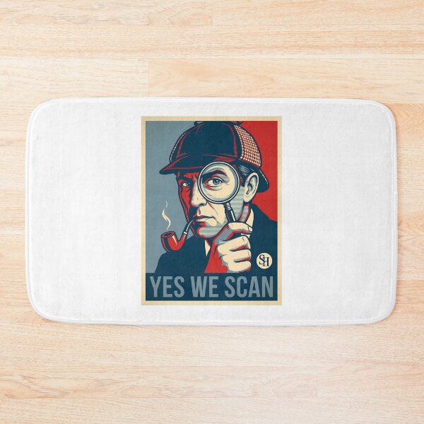 Artikelvorschau, Sherlock Holmes Yes We Scan Detective Magnifying Glass Poster Shirt entworfen und verkauft von Fenay Designs.