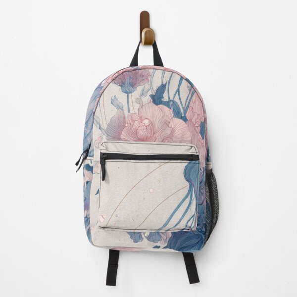 Item preview, Jellyfish surrounded by flowers designed and sold by anytka.
