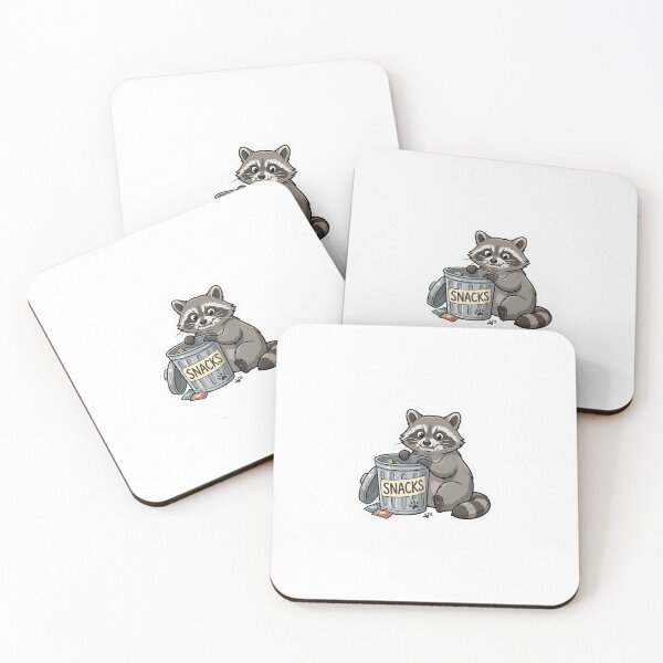 Item preview, Snack Bandit Raccoon designed and sold by carolscoons.