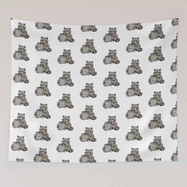Item preview, Snack Bandit Raccoon designed and sold by carolscoons.