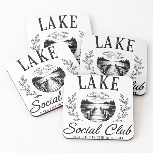 Item preview, Lake Social Club – Summer Lake Life Retro Design designed and sold by FloraliteCo.