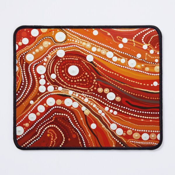 Item preview, Aboriginal Inspired Dot Art - Lava Pattern designed and sold by GrinGalore.