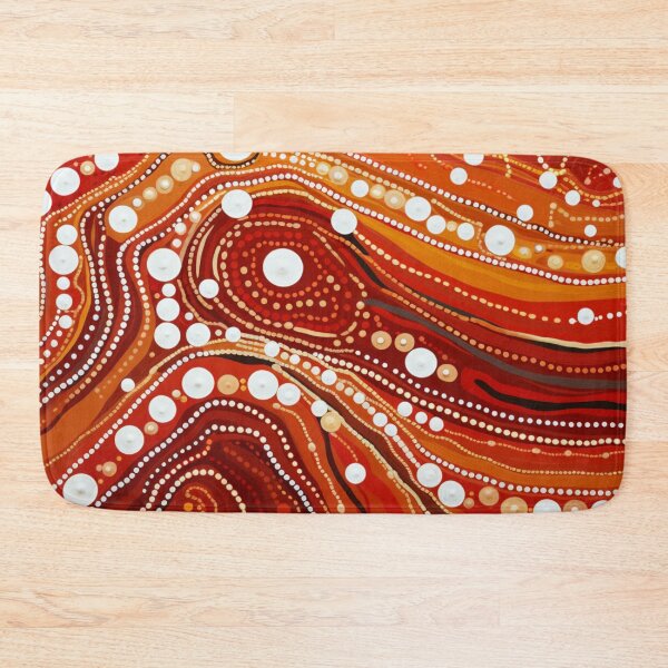 Item preview, Aboriginal Inspired Dot Art - Lava Pattern designed and sold by GrinGalore.