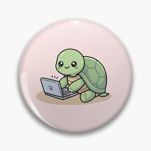 Item preview, Cute Turtle Slow Productivity Motivation designed and sold by artwithsushie.