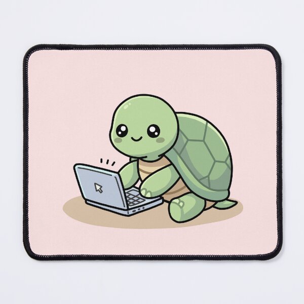Item preview, Cute Turtle Slow Productivity Motivation designed and sold by artwithsushie.