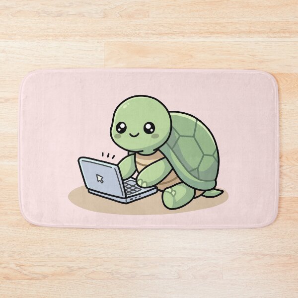 Item preview, Cute Turtle Slow Productivity Motivation designed and sold by artwithsushie.