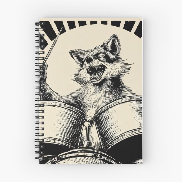 Item preview, Drummer animal makes music on stage designed and sold by anytka.