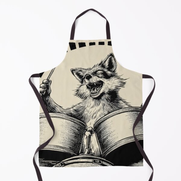 Item preview, Drummer animal makes music on stage designed and sold by anytka.
