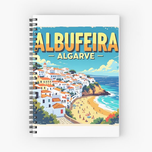 Item preview, Albufeira, Algarve, Portugal: Vintage-Style Painterly Travel Poster designed and sold by LSVart.