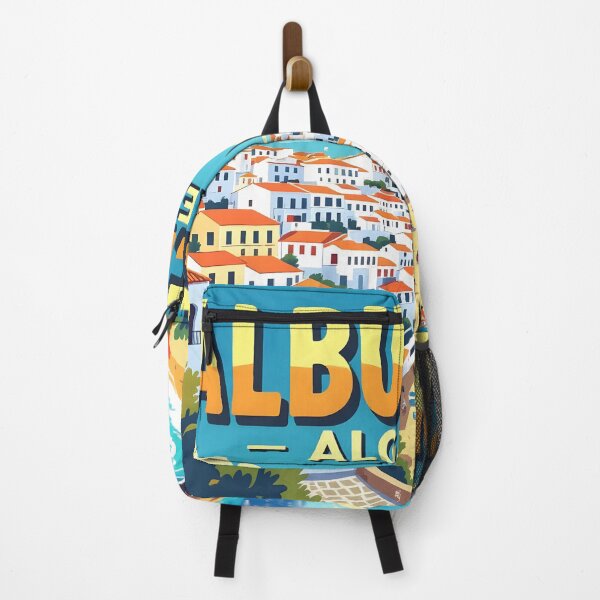Item preview, Albufeira, Algarve, Portugal: Vintage-Style Painterly Travel Poster designed and sold by LSVart.