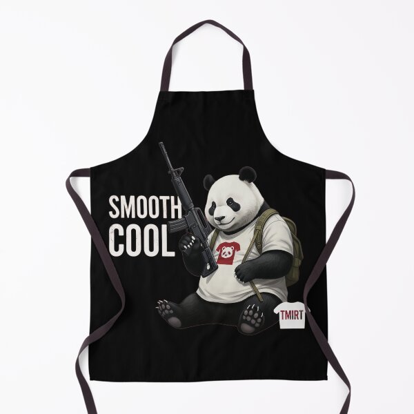 Item preview, Smooth Cool Panda with Gun - Funny Backpack Panda designed and sold by Radhestore.