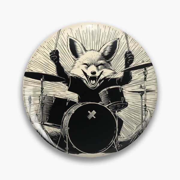 Item preview, Fox plays drums in a fun band scene designed and sold by anytka.