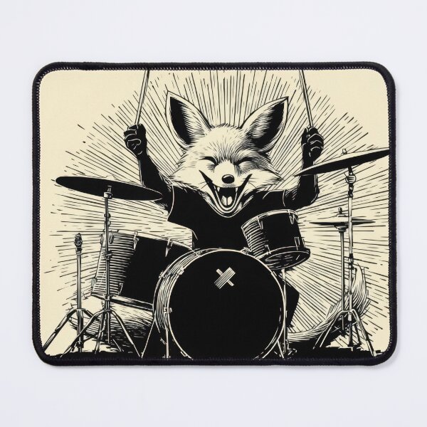 Item preview, Fox plays drums in a fun band scene designed and sold by anytka.