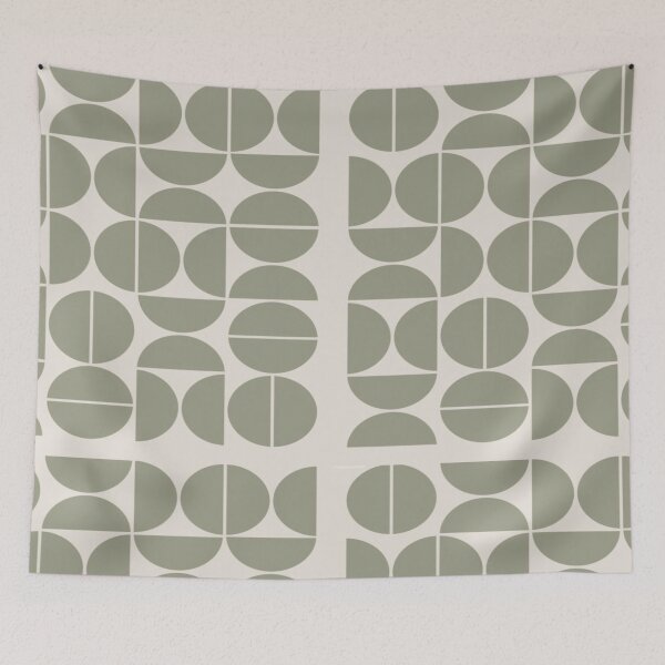 Item preview, Green sage circular drawing  designed and sold by NivyasArtistry.