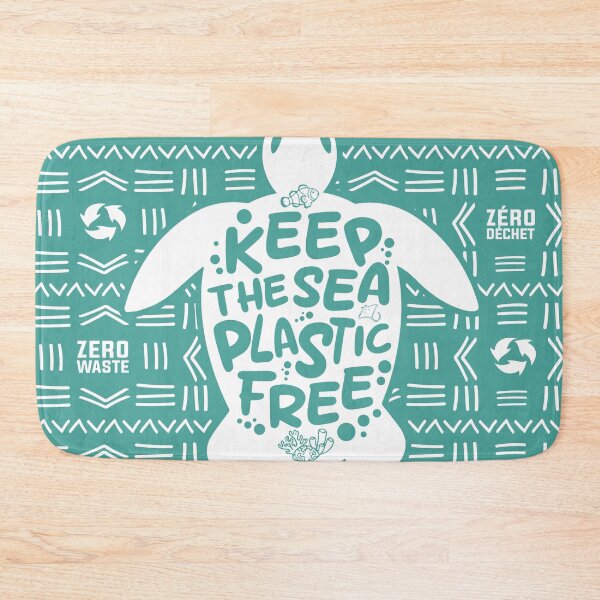 Item preview, Keep the sea plastic-free designed and sold by Wolagno.