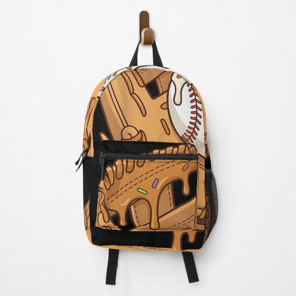 Item preview, Cute Baseball Glazed Donut With Sprinkles Inside Leather Catcher Mitt Art designed and sold by YubitaLeLe.