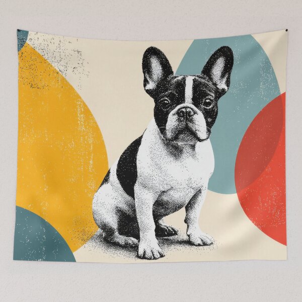 Item preview, Bulldog sits in background designed and sold by anytka.