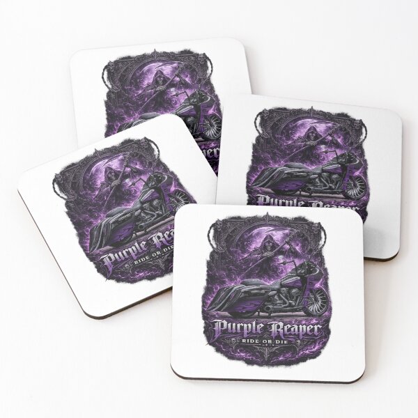 Item preview, Purple Reaper Motorcycle Emblem designed and sold by TorqueTheoryLab.